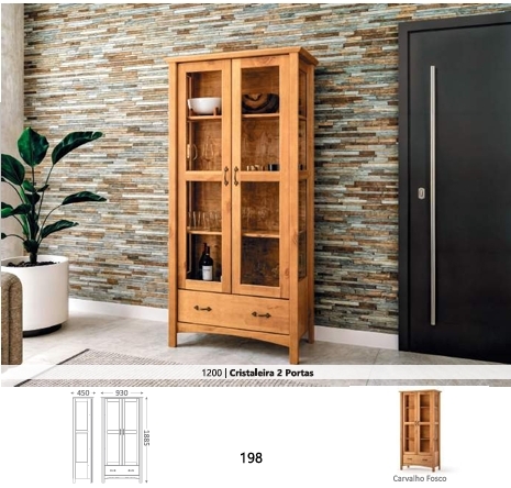 Cristaleira | 1200 | Linha Bella | MPO Móveis 0526