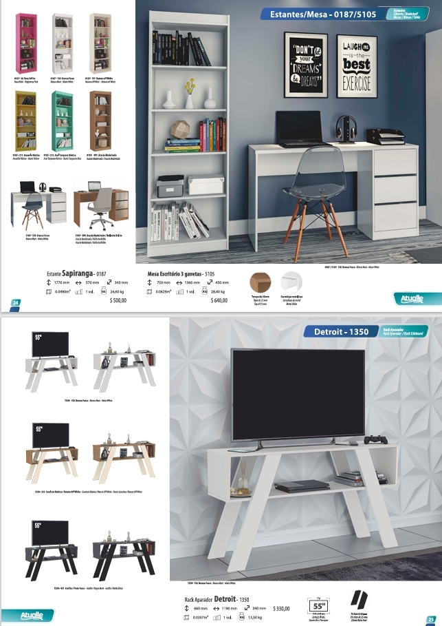 Estantes/Mesa | 0187 - 5105 | Venda: -40% | Atualle 0725