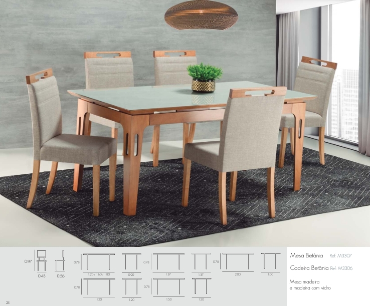 Conjunto Bethânia | Mesa + Cadeira | ACG 0526