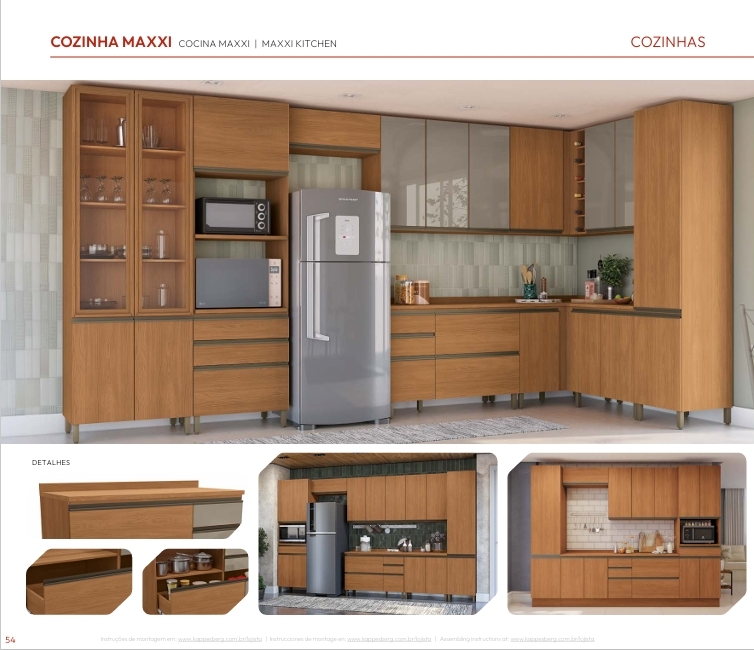 Cozinha Modulada Maxxi | Kappesberg Móveis 0526