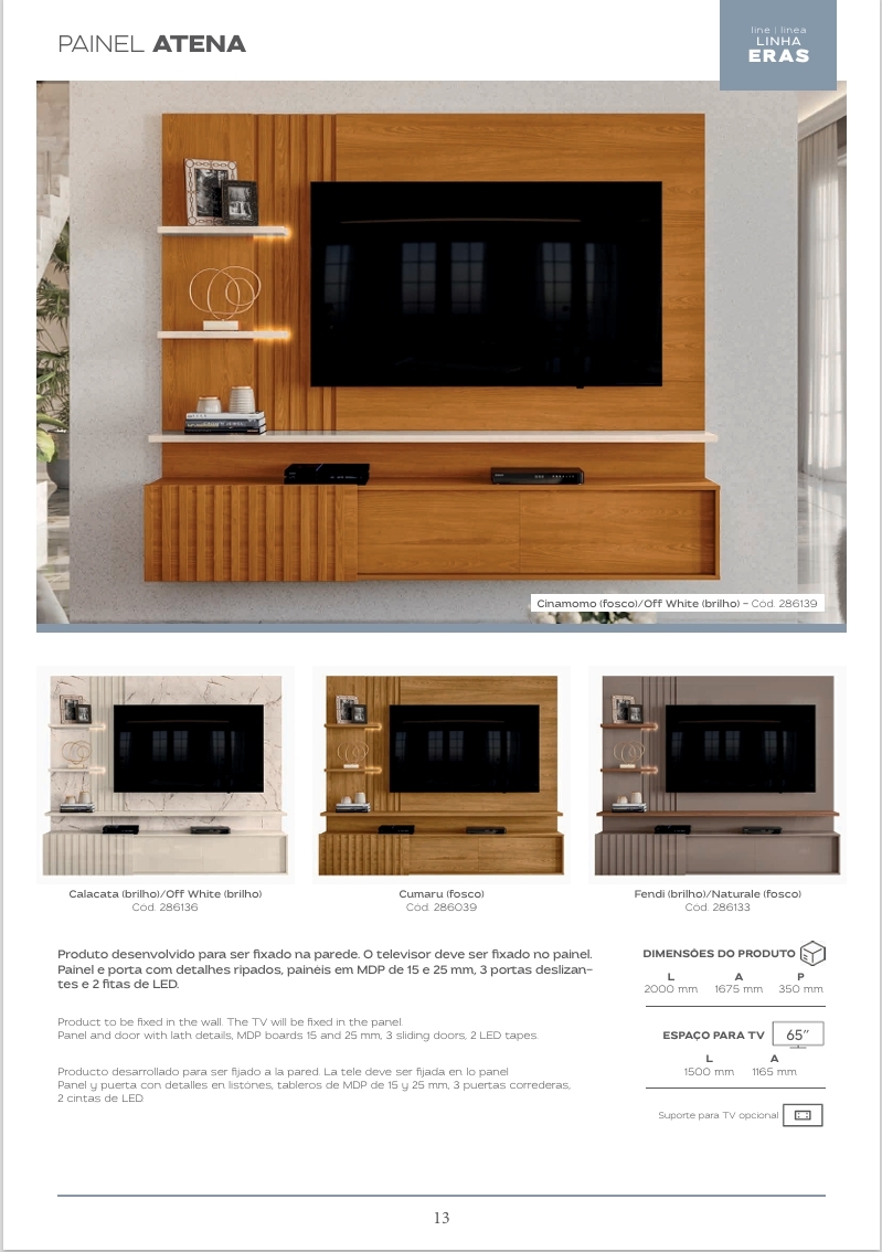 Painel Atena | Madetec 1125
