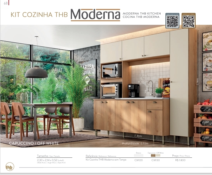 Kit Cozinha Moderna | Venda:-45% | THB 0925