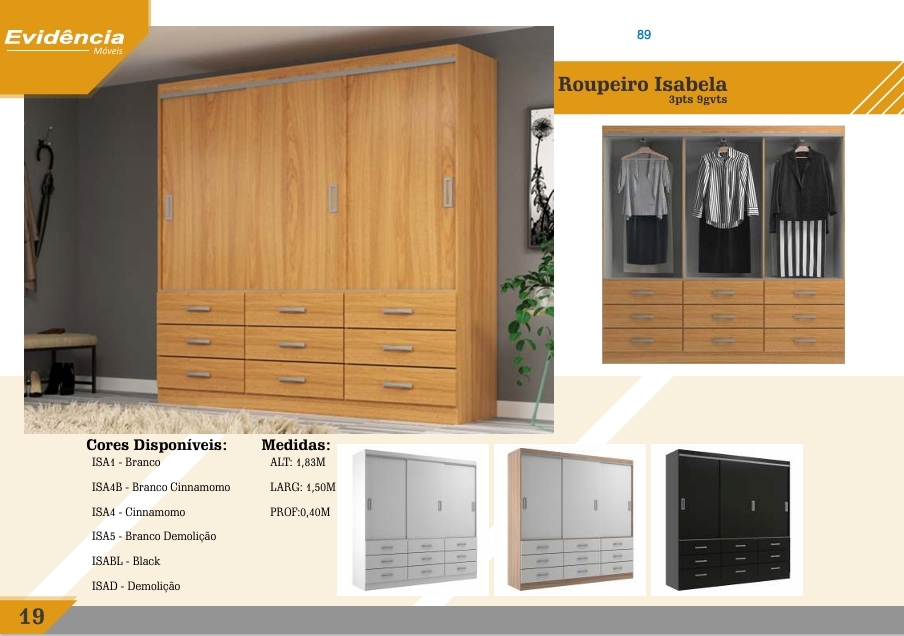 Roupeiro Isabela | Evidência 0826