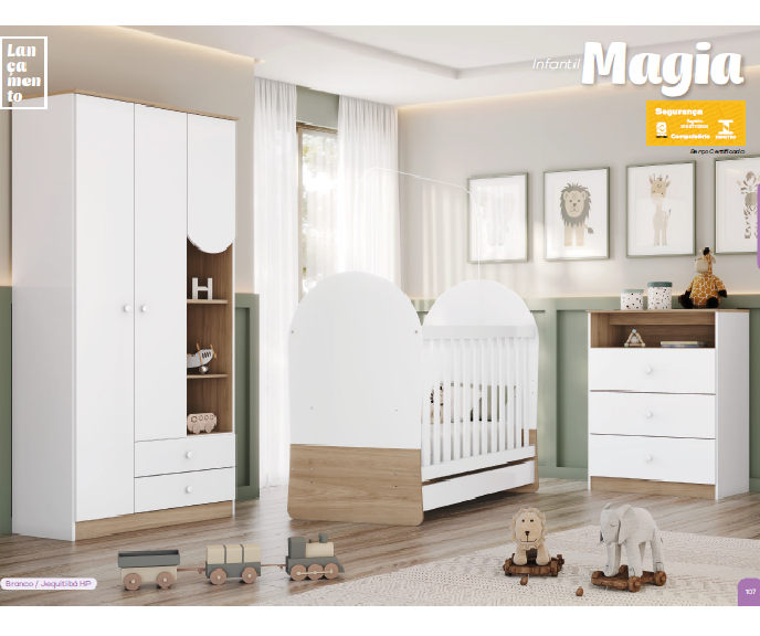 PREÇO + BARATO DO BRASIL | Quarto Infantil Magia | Henn