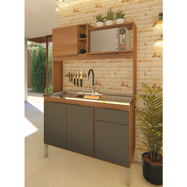 Cozinha Compacta Elegance | L 1.23 | Menezes