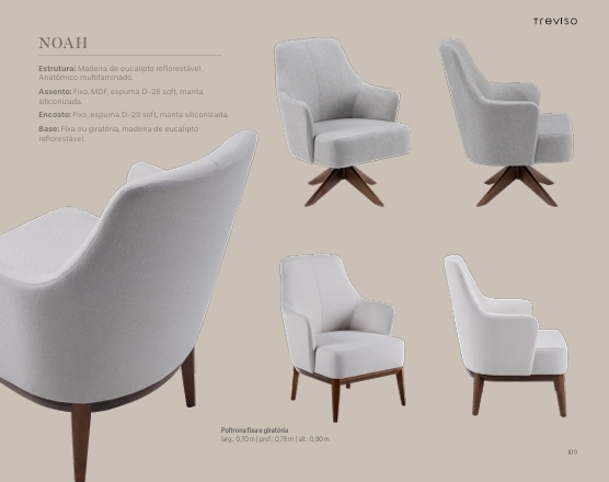 Poltrona Noah | Treviso 1025