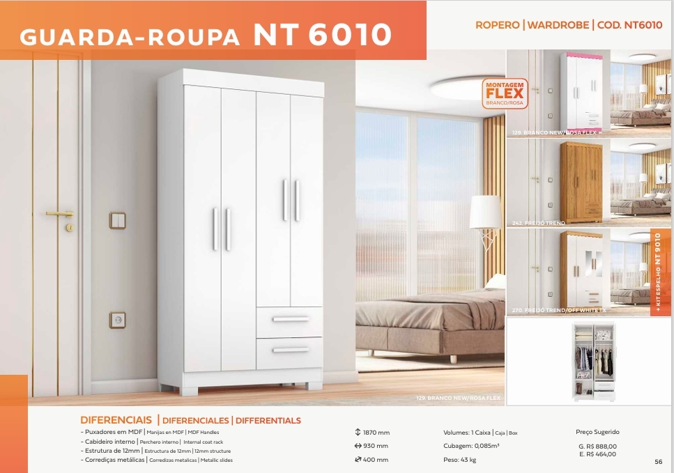 Roupeiro | NT 6010 | Notável 0426