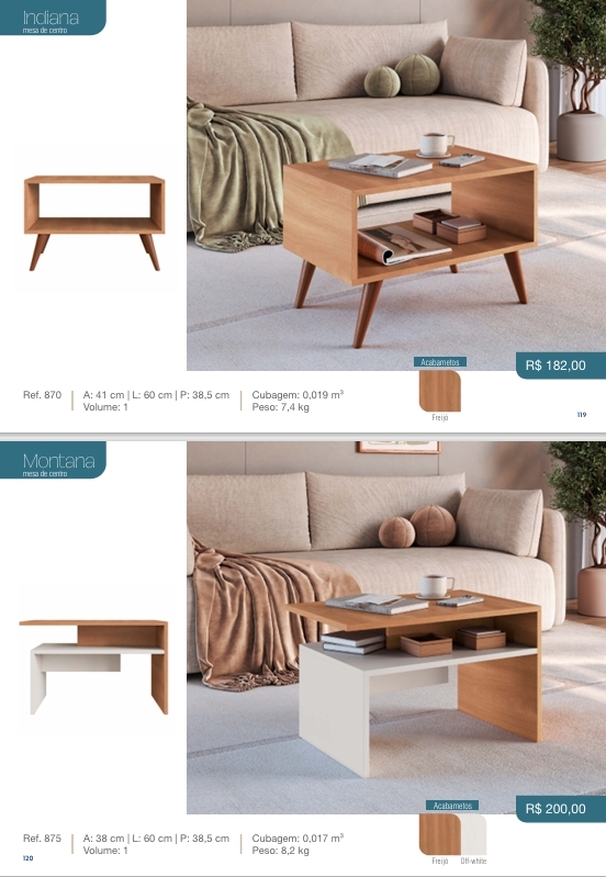 Mesas de Centro | Montana - Indiana | Venda:-40% | JCarvalho 0925