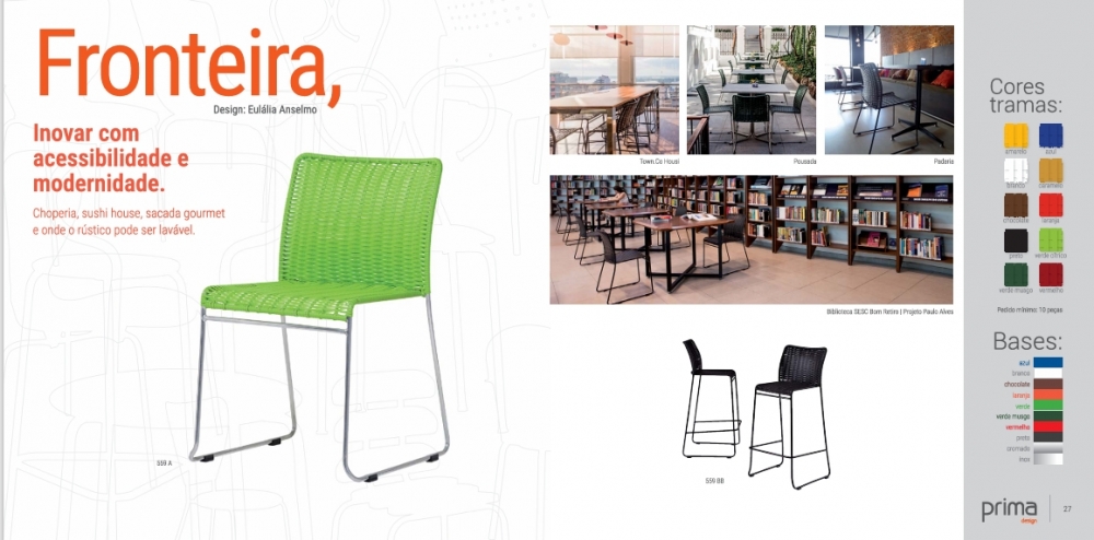 Cadeira Fronteira | Prima 1125