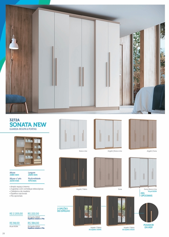 Roupeiro Sonata New | 3272A |  Castro : Venda -40% 0425