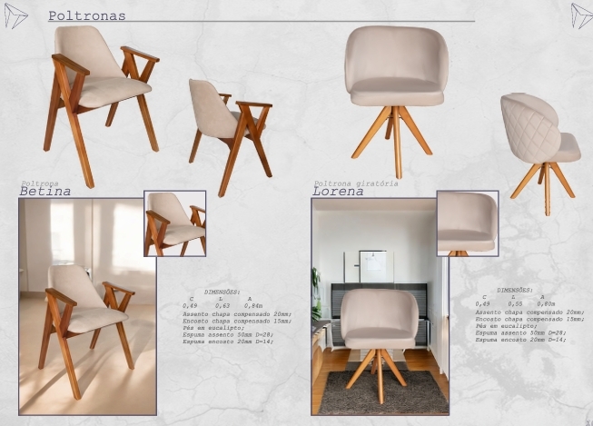 Poltronas | Betina - Lorena | MKF 0625