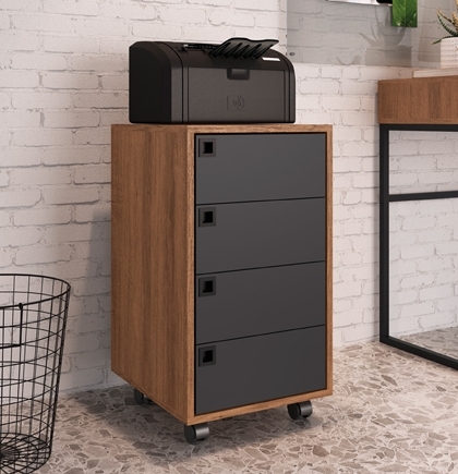 Gaveteiro 11100089 | Linha Office | Placa e Ponto 0926