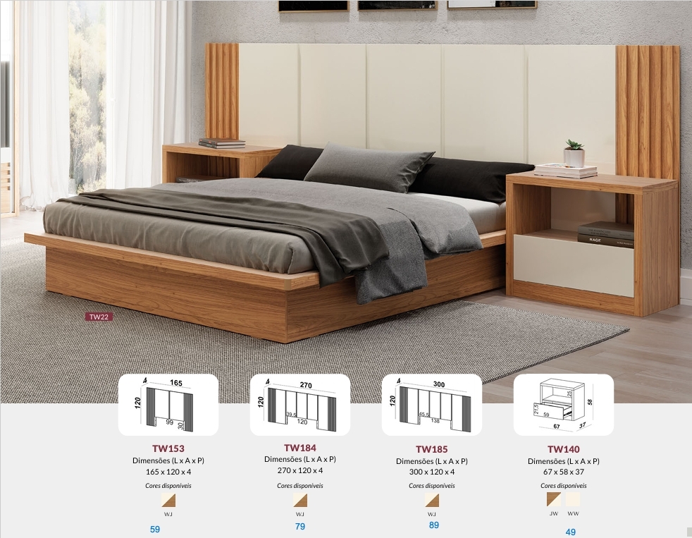 Cabeceira | TW153 - TW184  - TW185 | Dalla Costa 0826