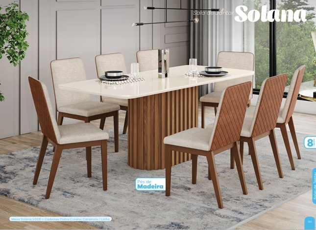 Sala De Jantar Solana | Henn | Venda : -60% 0925