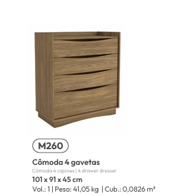 Cômoda | M260 | Kappesberg Móveis 0526