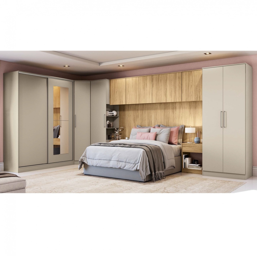 Dormitório Modulado Versa ( 10 PEÇAS ) | Móveis Kappesberg