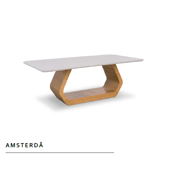 Mesa 180x100 Amsterdã | L2 Design Mobiliário