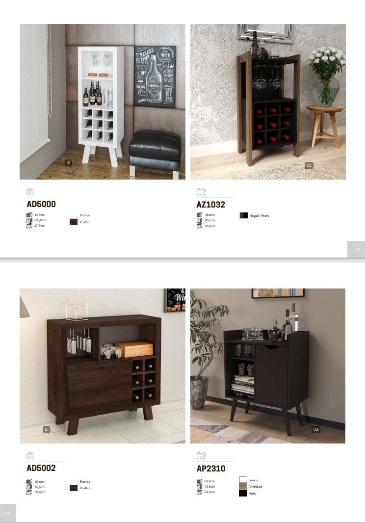 Adegas | AD5002 - AP2310 - AD5000 - AZ1032 | Tecnomobili 0825