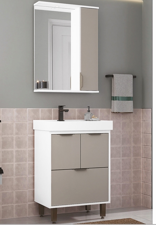 Conjunto Banheiro Malibu 60cm | Ozini 0626