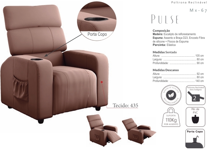 Poltrona Reclinável Pulse | Matrix 0925