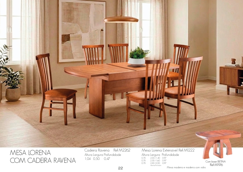 Conjunto | Mesa Lorena + Cadeira Ravena | ACG 0626