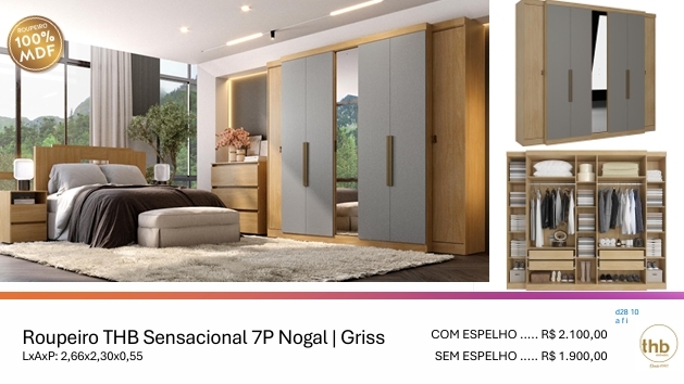 Roupeiro Sensacional 266 | Venda:+10% | THB 0925