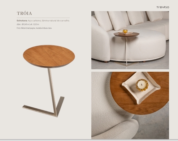 Mesa Lateral Tróia | Treviso 1125