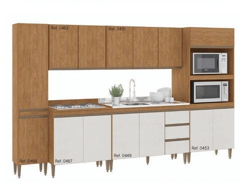 Cozinha Modulada 6PÇS | S04.152 | Soluzione 0326