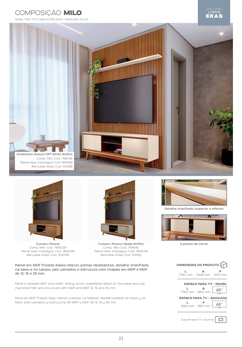Composição Milo | Madetec 1125 