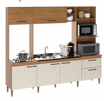 Cozinha Compacta Lívia 0339 | Soluzione 0226