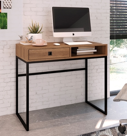 Escrivaninha c/ 01 Gaveta 1100084 | Linha Office | Placa e Ponto 0926