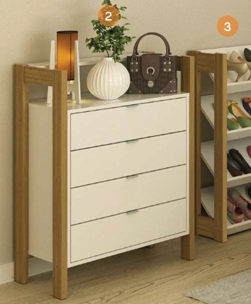 Cômoda 4 Gavetas | AZ1012 | Tecnomobili 0326