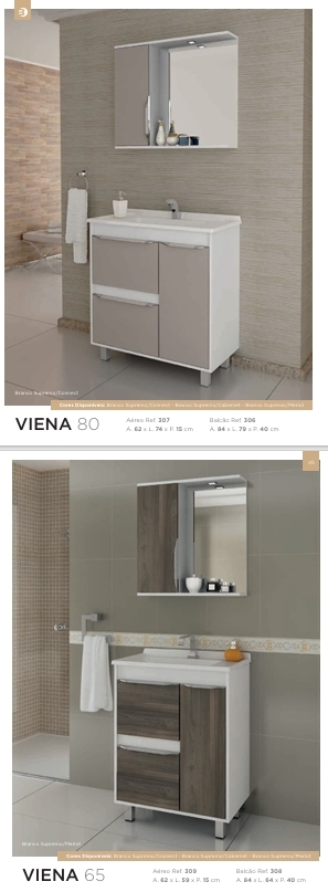 Conjunto de Banheiro | Viena | Balcony 0625