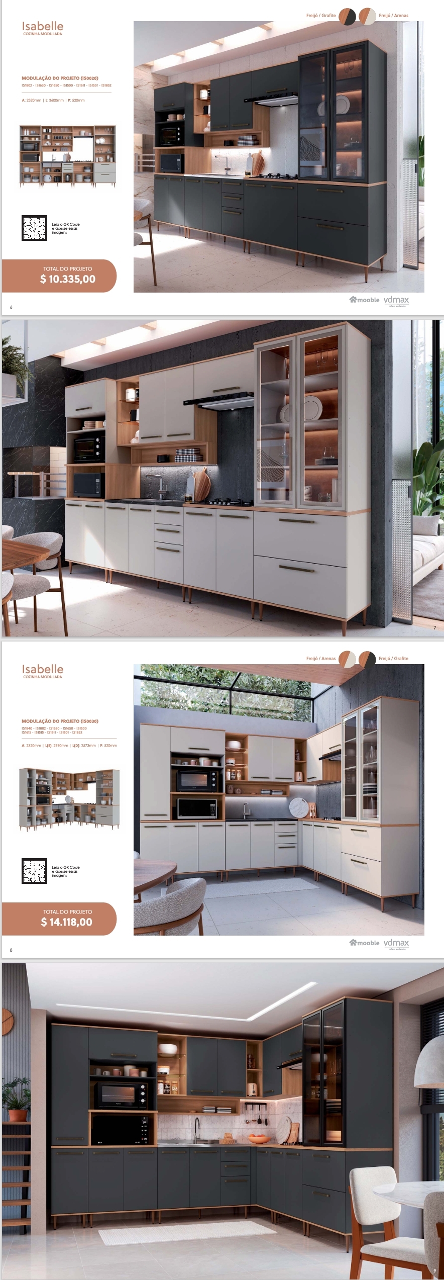 Cozinha Modulada Isabelle | Delmarco Venda : -50% 0825