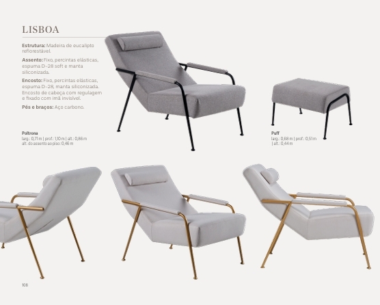 Poltrona Lisboa | Treviso 1025