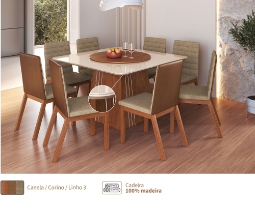 Conjunto 16 | Mesa + Cadeira | Zamarchi 0926