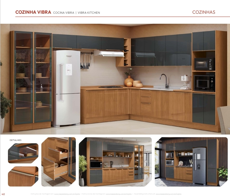 Cozinha Modulada Vibra | Kappesberg Móveis 0526