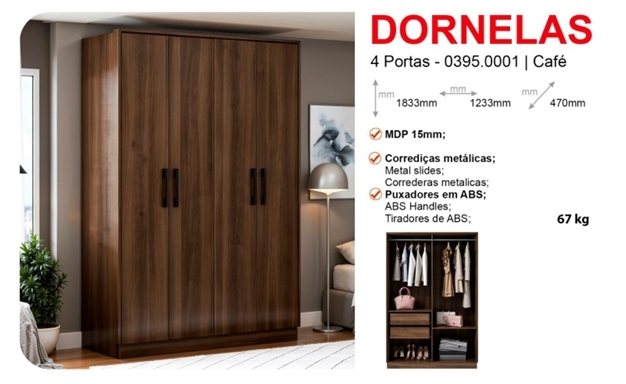 Roupeiro Dornelas | Genialflex 0826