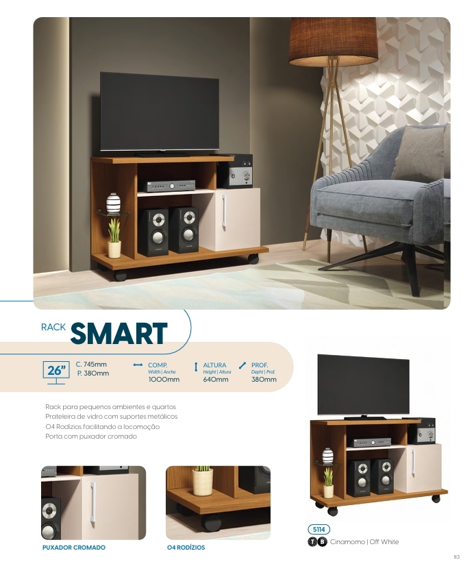 Rack | Smart | HB Móveis 0425