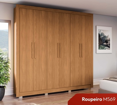 Roupeiro 6 Portas s/ Espelho 232 | M569 | Kappesberg Móveis 0226