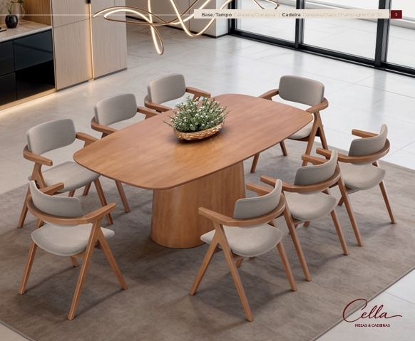 Conjunto 01 | Mesa + Cadeira | Consulte Valores na Descrição! | Cella 1026