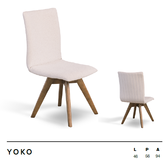 Cadeira Yoko | L2 Design Mobiliário