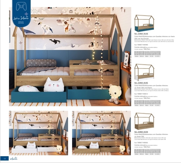 Cama Montessoriana | CCM021 | Completa Móveis 1125