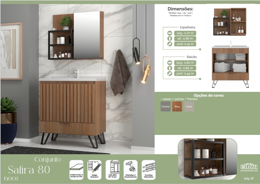 Conjunto Safira 80 | Consulte Valores Na Descrição | Belizze 1026