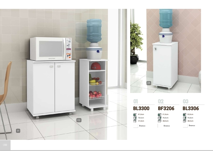 Multiusos/Fruteiras | BF3207 - BF3205 - BL3307 - BL3301  - BL3300 - BF3206 - BL3306 - BL3304 - BL3305 | Tecnomobili 0825