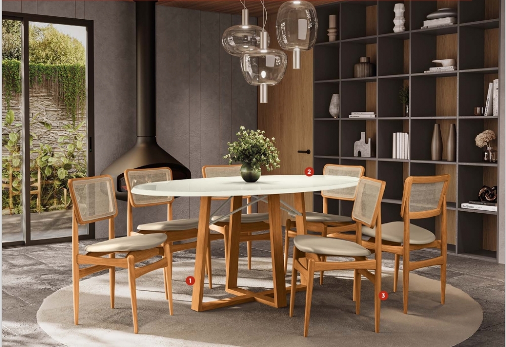 Mesa Elma | Kappesberg Sala De Jantar Premium 0526