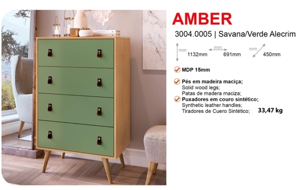 Cômoda Amber | Genialflex 0826