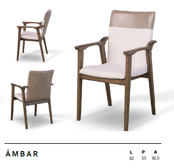 Cadeira Âmbar | L2 Design Mobiliário