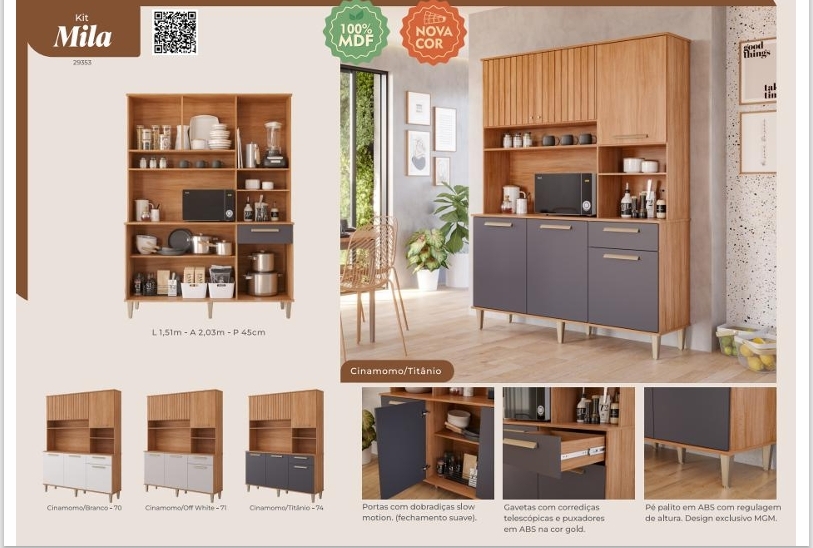 Kit Cozinha Mila | MGM 0825