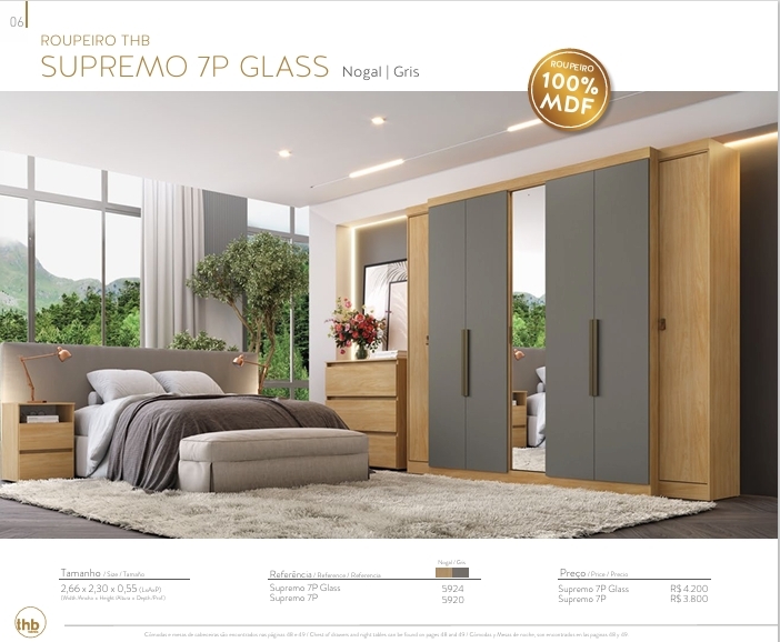 Roupeiro Supremo 266 | Venda:-45% | THB 0925